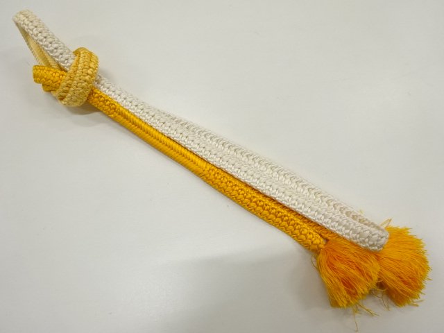 JAPANESE KIMONO / HAND-TIED OBIJIME